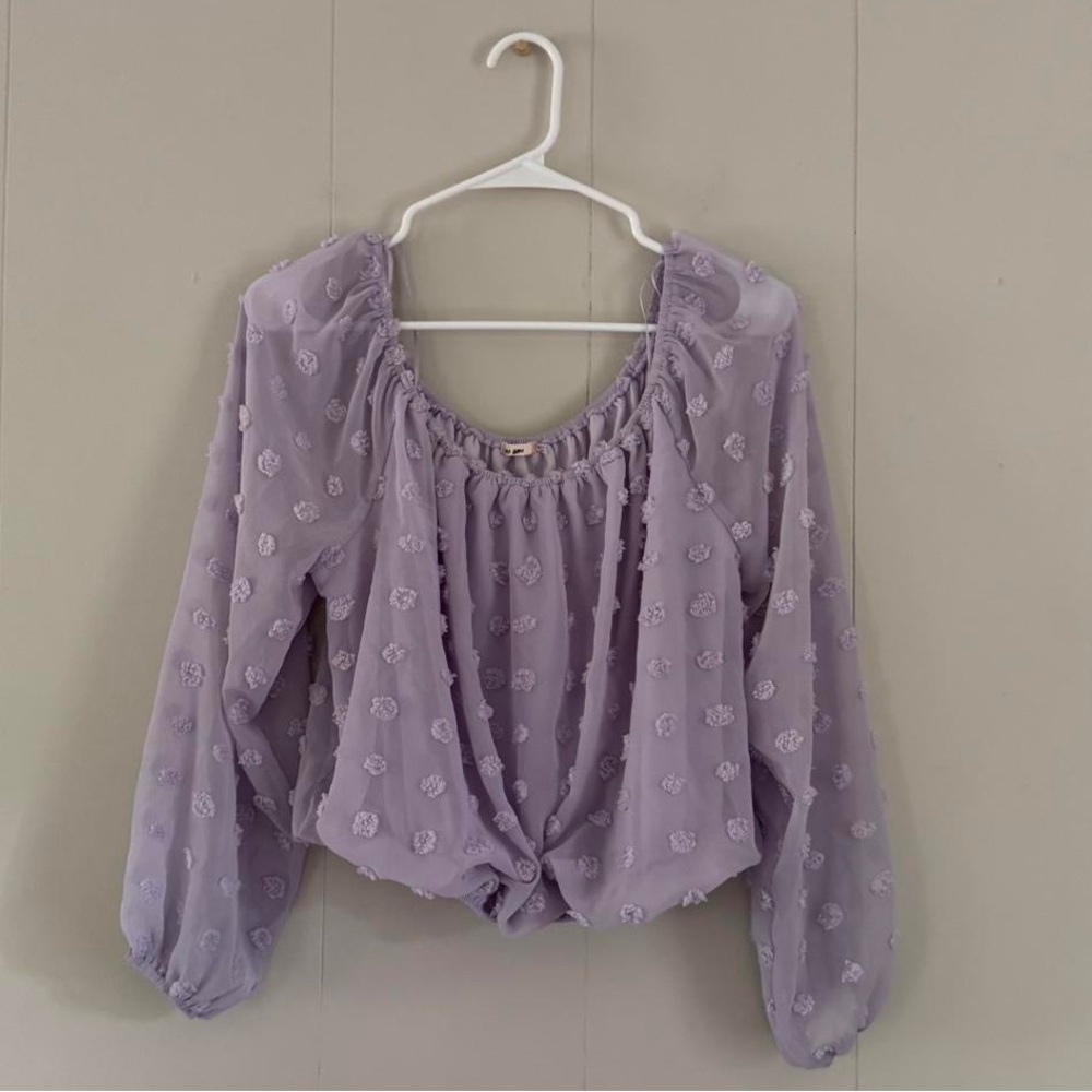 Francesca's Collections Lavender Blouse